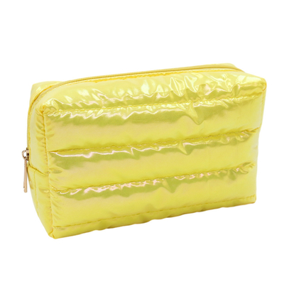 Solid Color Cosmetic Bag quilting storage bag