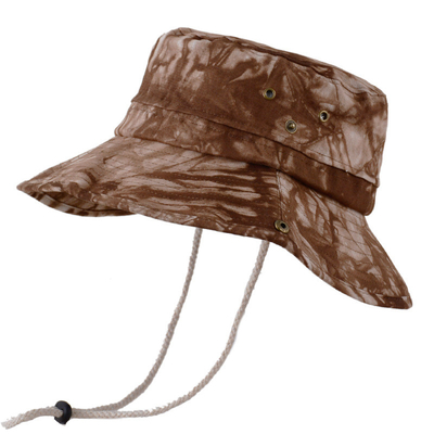 Summer Women'S Big Brim Tie-Dye Bucket Hat For sun protection
