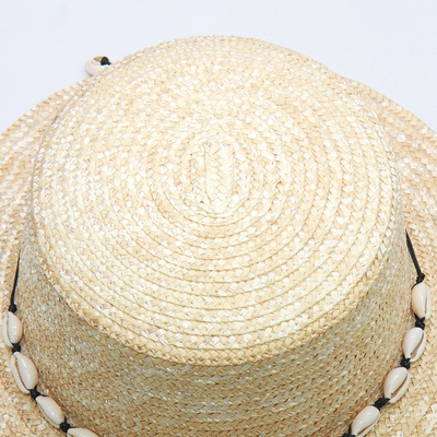 New Parent-Child Straw Shell Decoration Holiday Beach Straw Hat