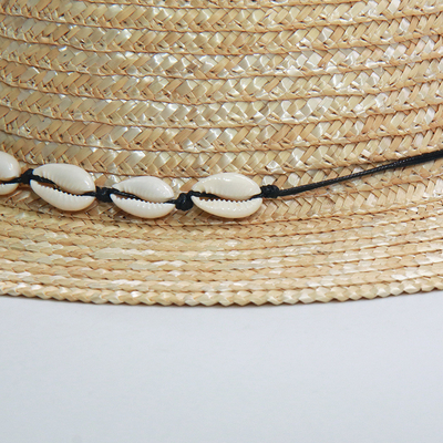 New Parent-Child Straw Shell Decoration Holiday Beach Straw Hat