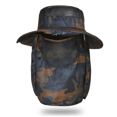Sun protection hat Men's fishing hat camouflage visor visor face cover summer outdoor fisherman hat sun hat
