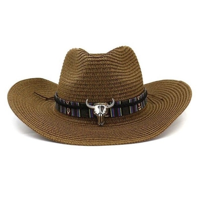 Fashion Cheap Wholesale Men Hats Paper Cowboy Straw Hat