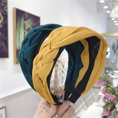 FASHIONABLE KNOT HAIR BAND WITH MANY COLOURS FOR CHOOSING
