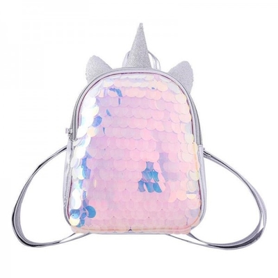Cute Sequin Unicorn shape backpack for School students