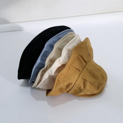 2022 Literary Big Brim Sunscreen Fisherman Hat Fashion Trend Bucket Hat For Women