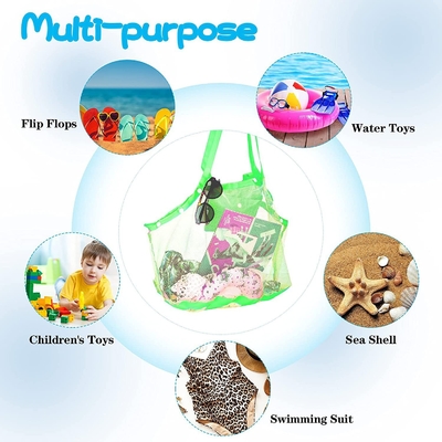 Customized Children'S Large-Capacity Storage Bag Sundries Storage Mesh Beach Bag