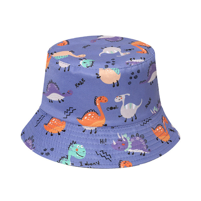 Cute Cartoon Dinosaur Fisherman Hat Sunshade Sun Protection Casual All-Match Bucket Hat