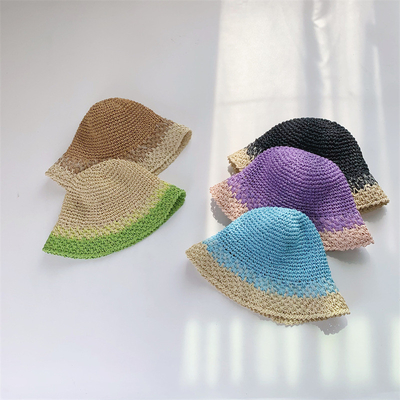 Summer Color Matching Straw Hat Women'S Casual Sun Protection Hat for women