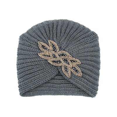 Crystal accessories Knit hat Heavy beaded hat warm woolen hat