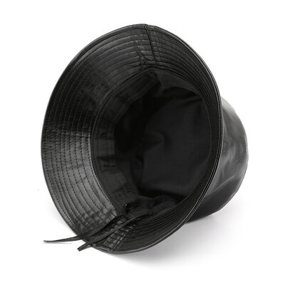 Personality Classical Plain color PU Bucket Cap Outdoor Fishing Cap