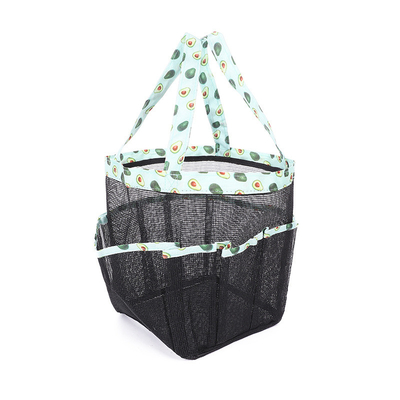 Multifunctional Mesh Bag 8 Pockets Swimming Beach Bag Travel Toiletry Bag For Family