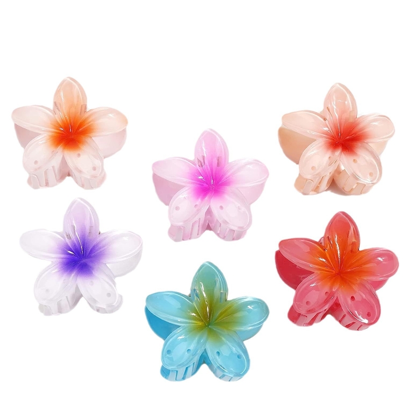 Egg flower hair accessories all-match claw clip