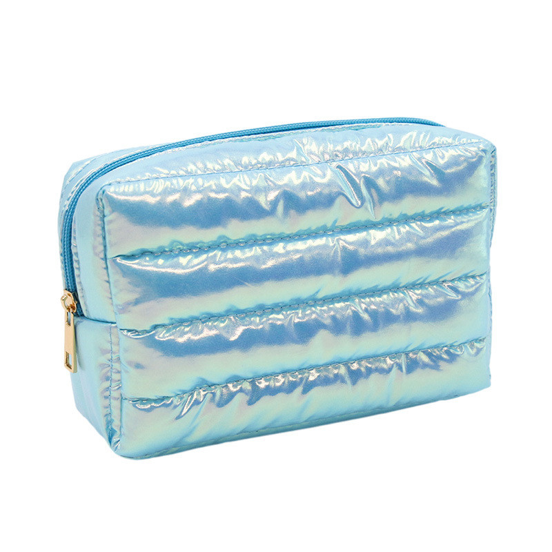 Solid Color Cosmetic Bag quilting storage bag