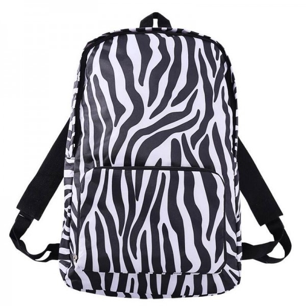 Polyester Foldable Backpack with printing patterns