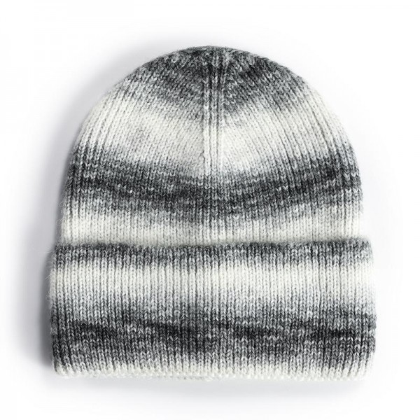 Fashion Tie Die Knitted Beanie Unisex Winter Beanie Hat Men’s Knit Hat